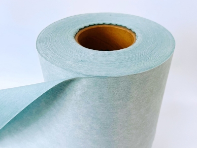 Three-anti-wood pulp composite spunlace non-woven fabric for medical use